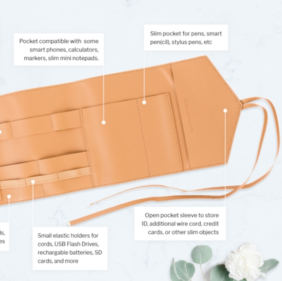 BNIB Glass Ladder Katherine Tech Organizer - Picture 4 of 13